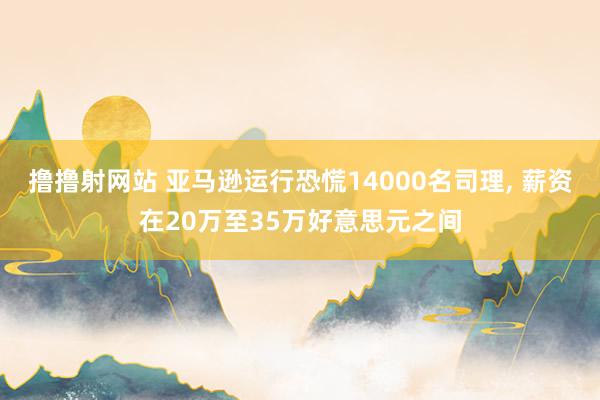 撸撸射网站 亚马逊运行恐慌14000名司理， 薪资在20万至35万好意思元之间